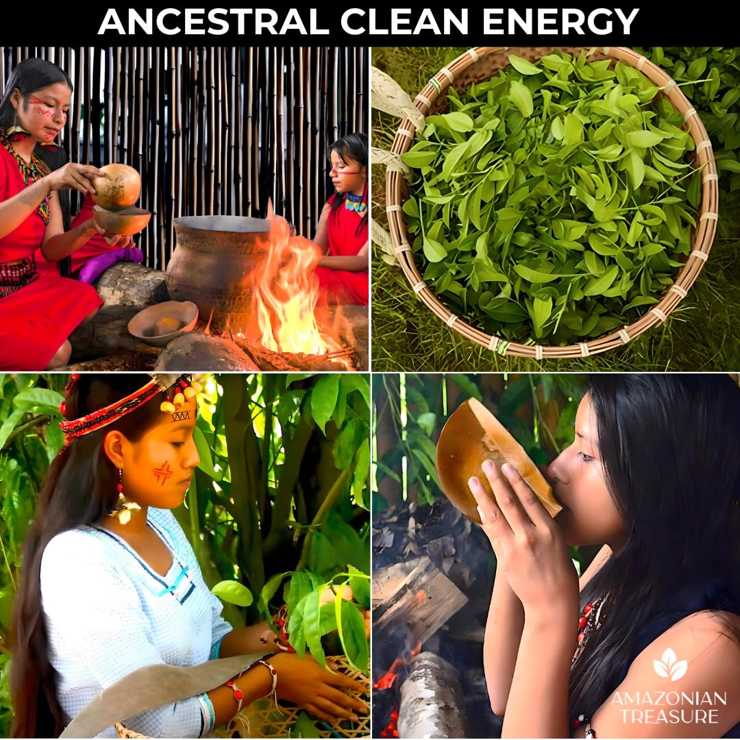 Amazonian Treasure Guayusa fair trade logo supports farming communities.