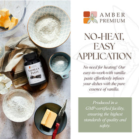 Amber Premium Vanilla Paste stirred into cake batter for enhanced aroma.