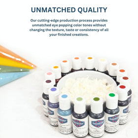 AmeriColor Soft Gel Paste colors royal icing with strong, consistent results.