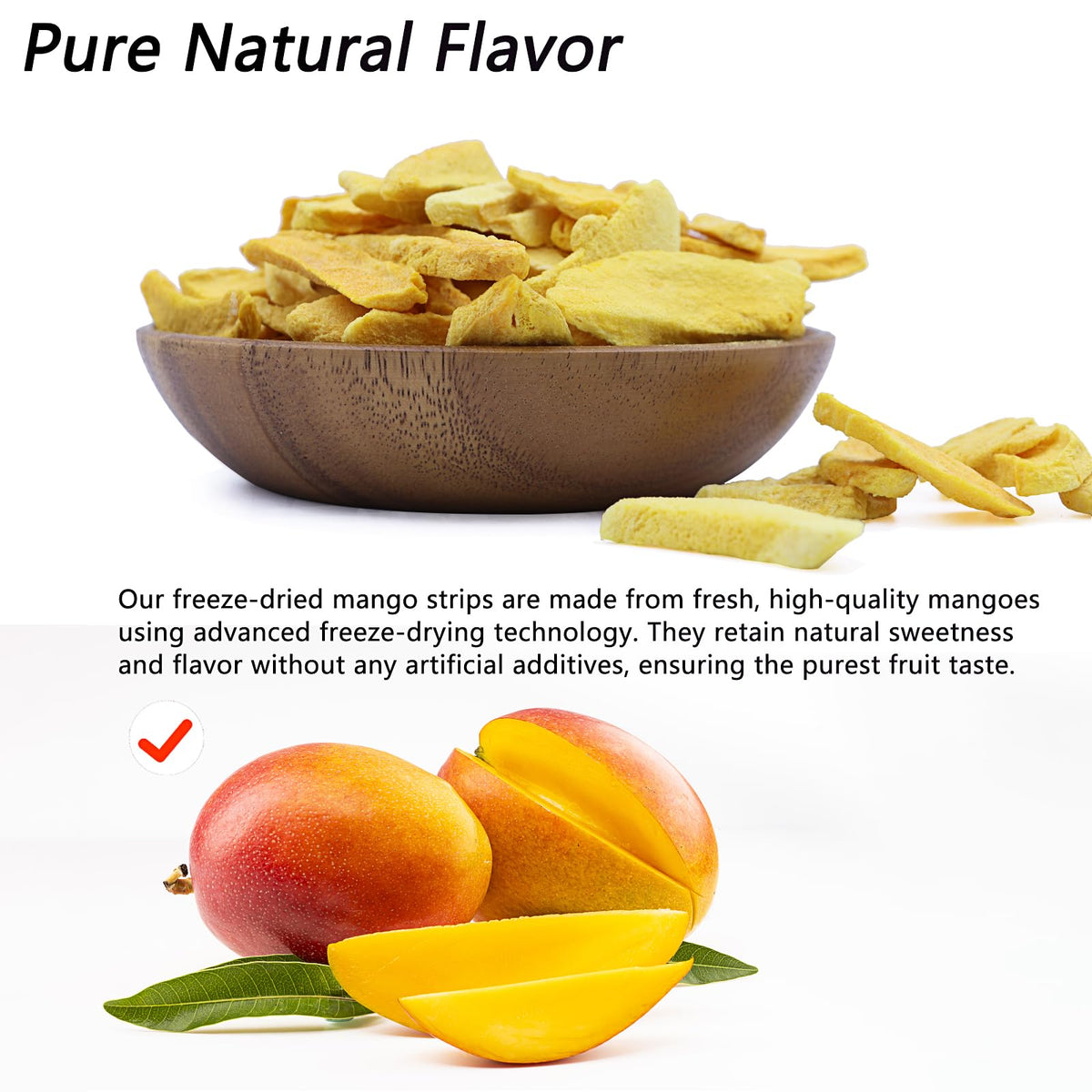 Amilutuo mango crisps serving suggestion showcases on-the-go snack for busy days.