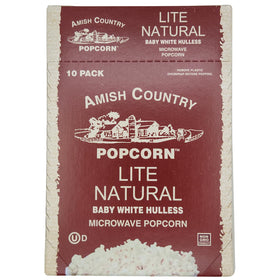Amish Country Popcorn 10-bag pack for convenient home popping.