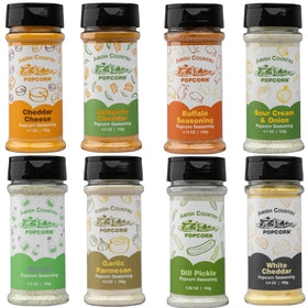Amish Country Popcorn Buffalo seasoning enhances movie-night popcorn