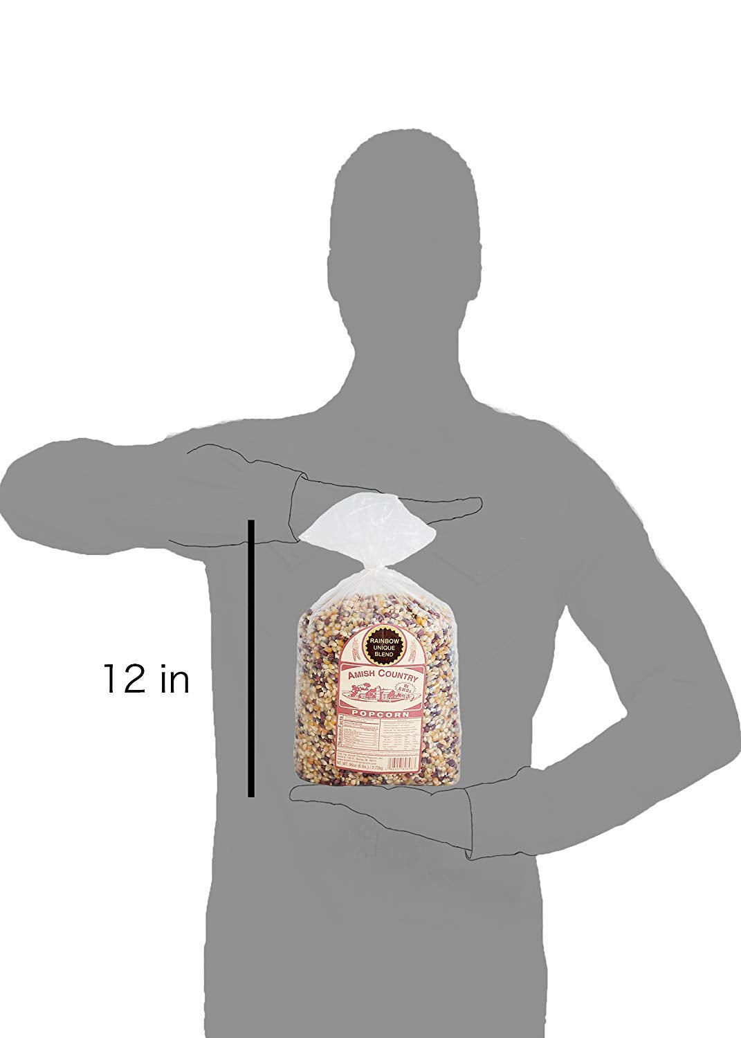 Amish Country Popcorn Amish farm sourcing highlights fresh-from-farms quality.