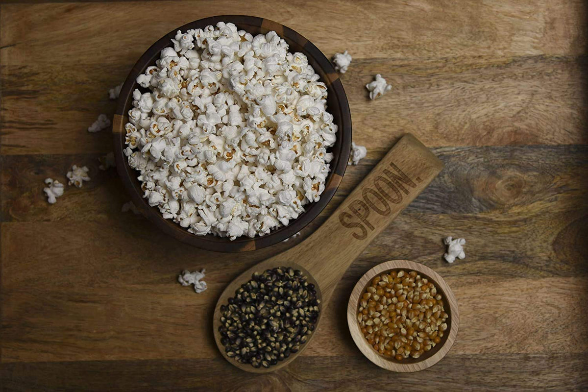 Amish Country Popcorn Blue Kernels bag creates bold, crunchy pops