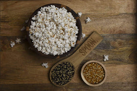 Amish Country Popcorn Blue Kernels bag creates bold, crunchy pops