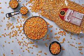 Amish Country Popcorn farm-fresh origin highlights trusted sourcing.