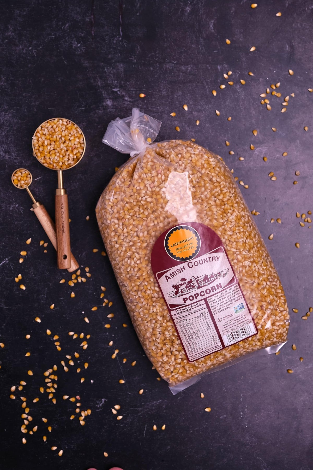 Kernels arranged for pop with a hint of subtle sweetness.