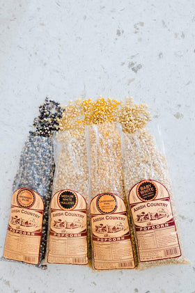 Amish Country Popcorn Midnight Blue 1lb bag for bold, colorful popcorn experiences.