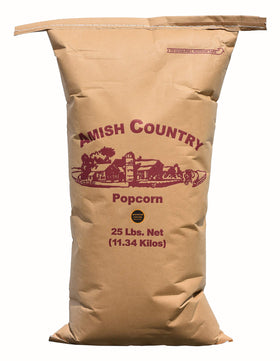 Amish Country Popcorn mushroom kernel bag for bulk use and long-term storage.