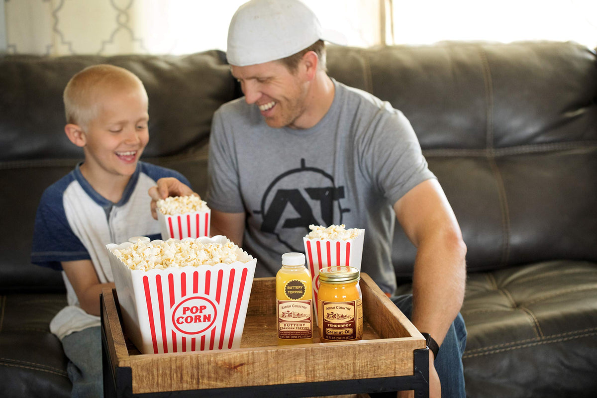 Amish Country Popcorn nut free symbol for allergen safety