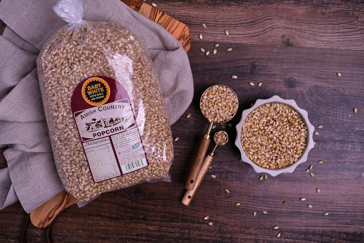 Amish Country Popcorn with old-fashioned flavor for family snacking