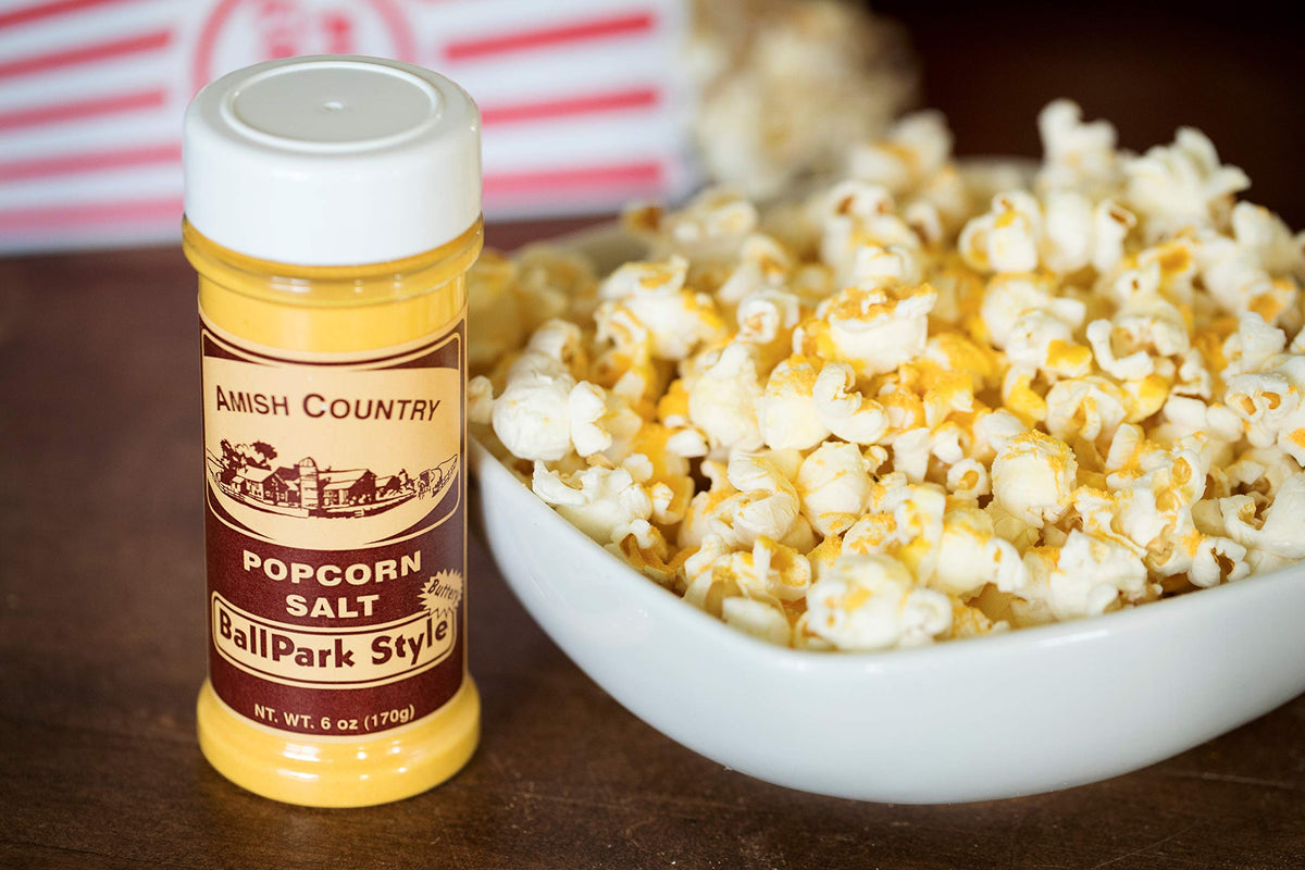 Back packaging reveals non GMO and allergen free info for Amish Country Popcorn
