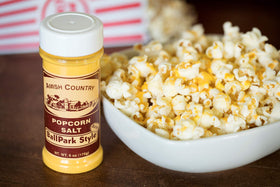 Back packaging reveals non GMO and allergen free info for Amish Country Popcorn