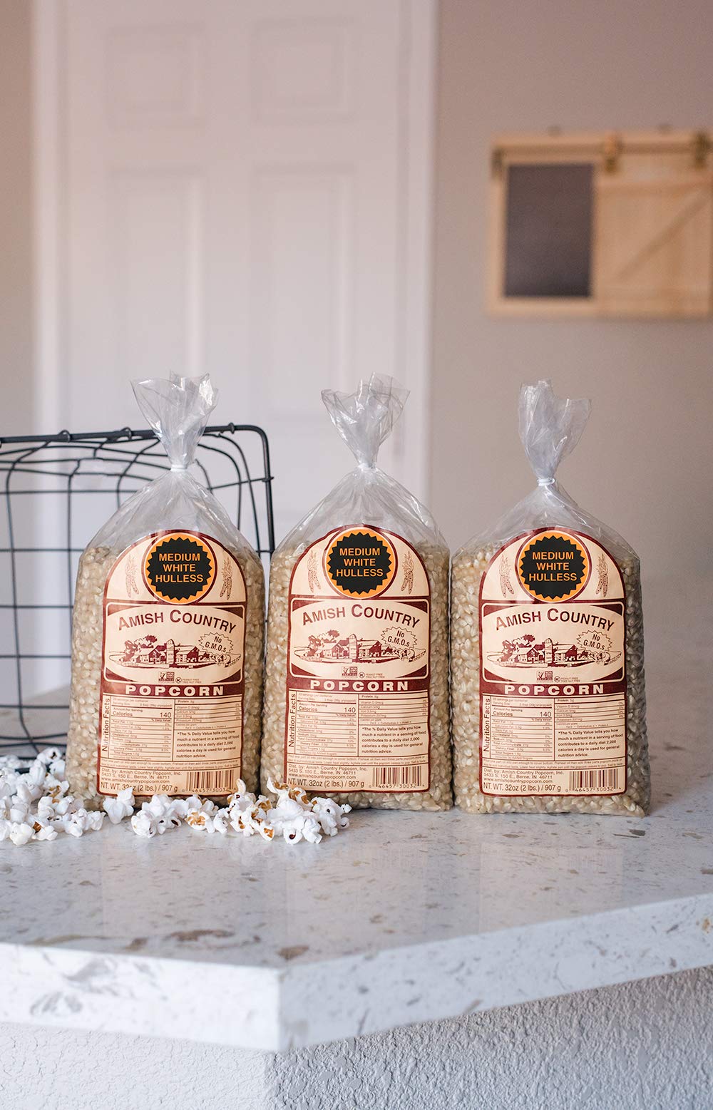 Amish Country Popcorn popped snack in a bowl for crunch