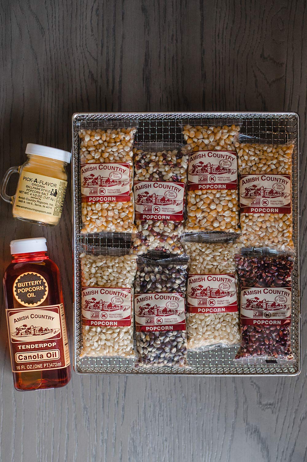 ButterSalt seasoning on popcorn from Amish Country Popcorn