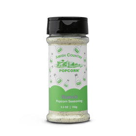 Amish Country Popcorn Sour Cream & Onion bottle brings savory aroma.