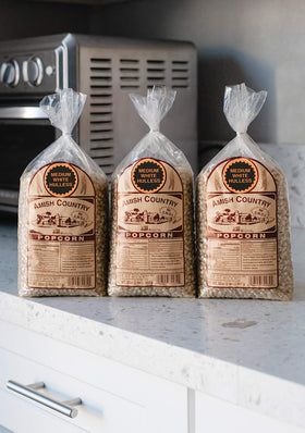 Amish Country Popcorn storage container keeping kernels fresh
