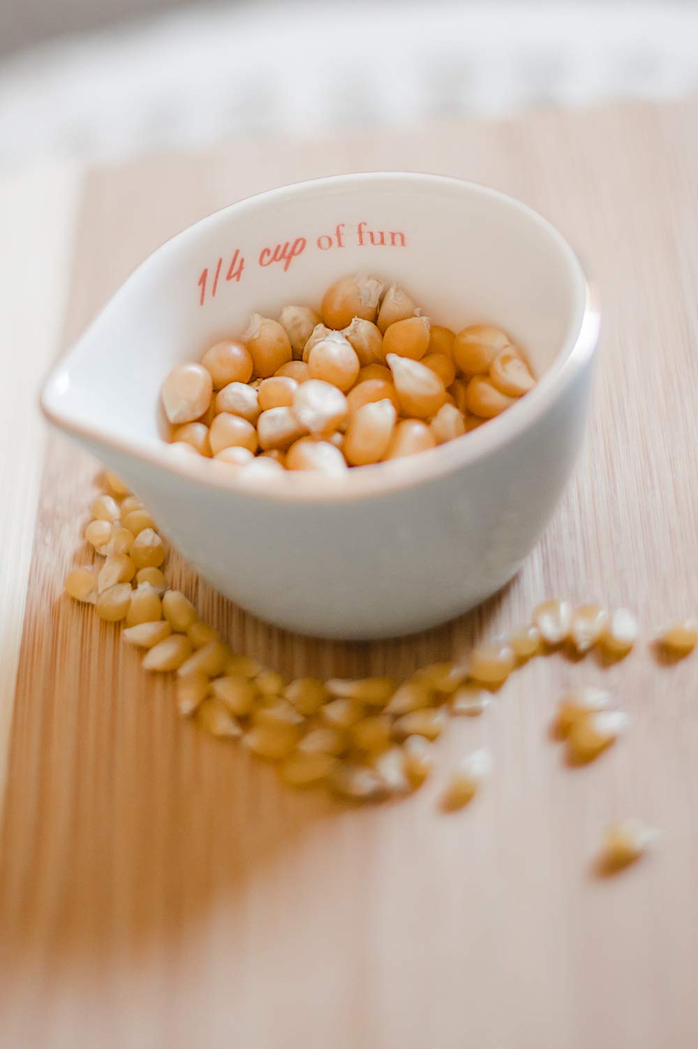 Amish Country Popcorn storage container demonstrating cool, dry storage.