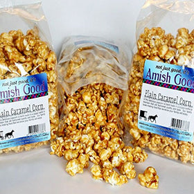 Amish Good hand-stirred caramel coating for rich, even flavor.