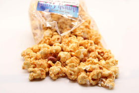 Amish Good Hand-stirred Copper Kettle Popcorn image—small-batch care for superior flavor.