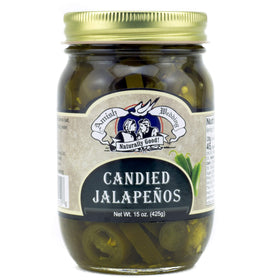 Amish Wedding Candied Jalapenos glaze closeup for glossy, sweet-heat topping.