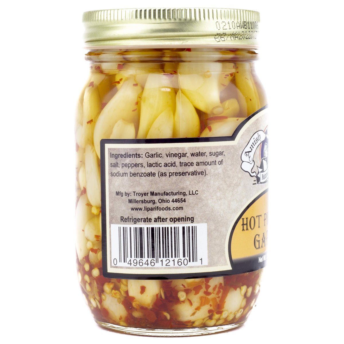 Amish Wedding hot pickled garlic topping a charcuterie board for enhanced flavor