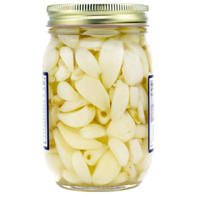 Amish Wedding hot and sweet pickled garlic pantry-ready, perfect for quick flavor boosts.
