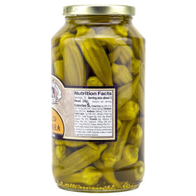 Amish Wedding Mild Pickled Okra ready for pantry recipes and flavor ideas.