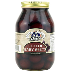 Amish Wedding pickled baby beets, two 32oz jars ready for pantry and snacks
