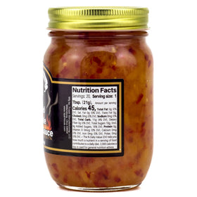 Amish Wedding Roasted Pineapple Habanero Sauce glaze on pork.