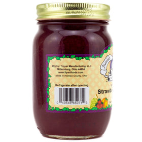 Amish Wedding jam on toast ready to serve as a versatile breakfast option.