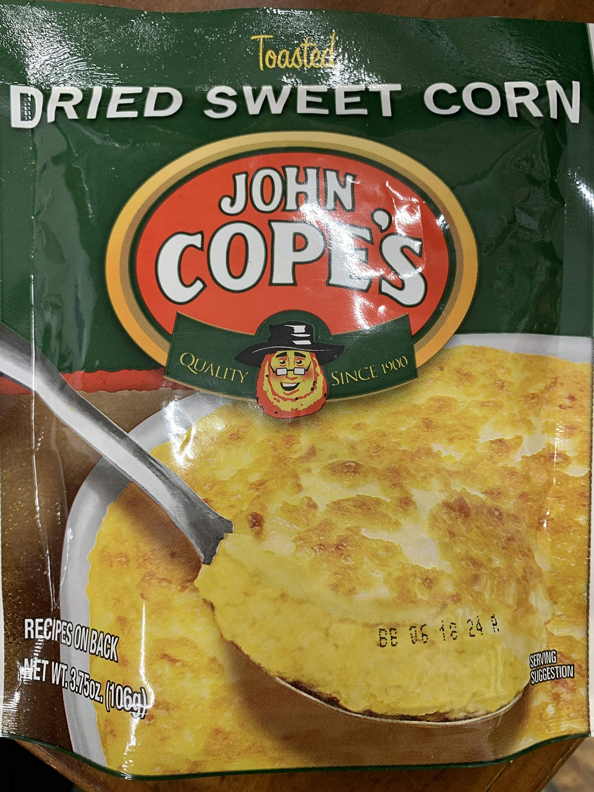 AmishTastes Cope's Sweet Dried Corn 3-Pack front view, ready to boost recipes