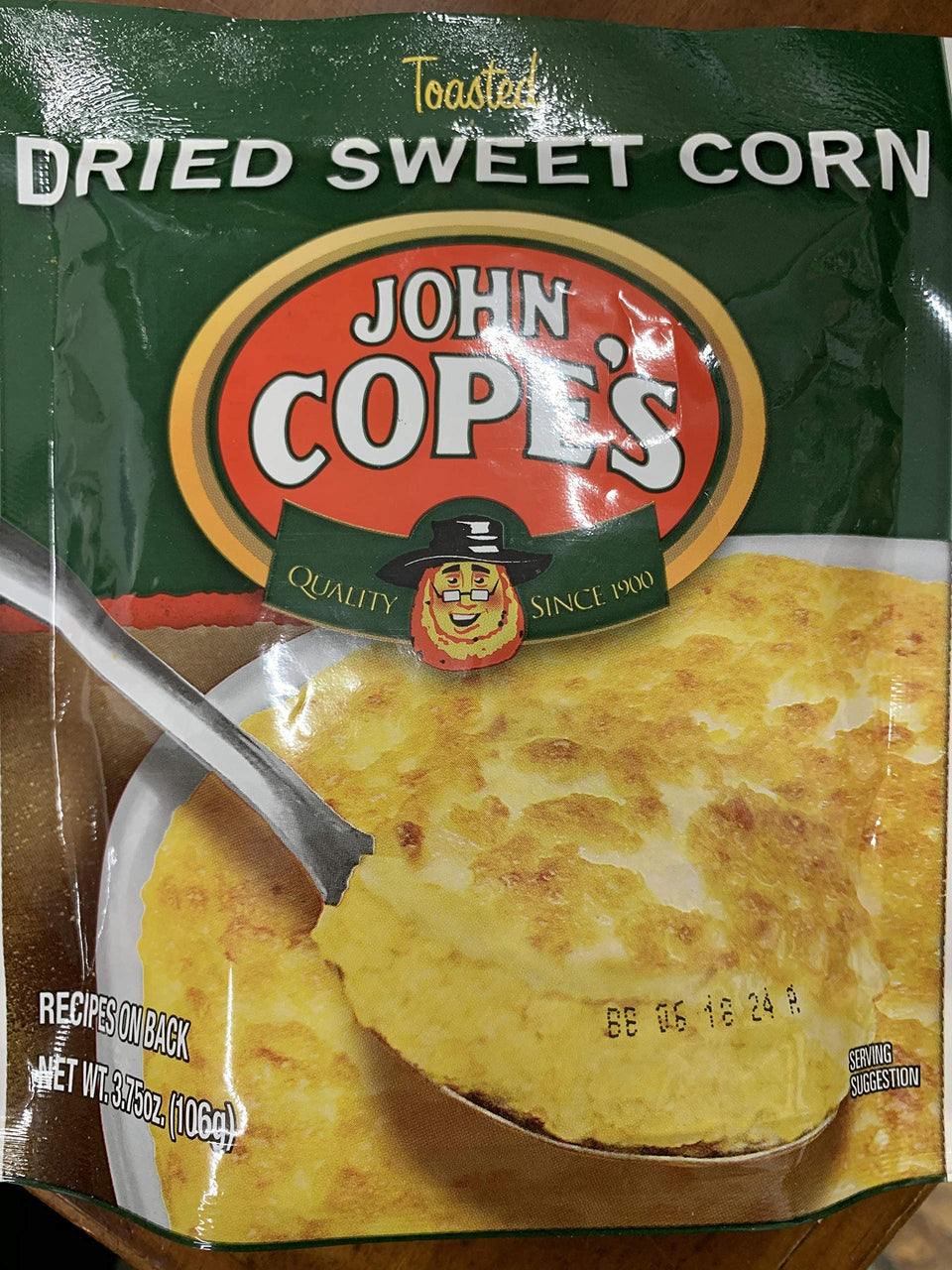 AmishTastes Cope's Sweet Dried Corn 3-Pack front view, ready to boost recipes