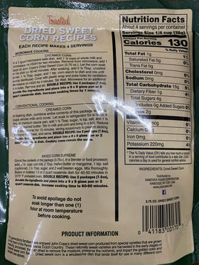 AmishTastes Cope's Sweet Dried Corn serving idea, ideal for sides and snacks