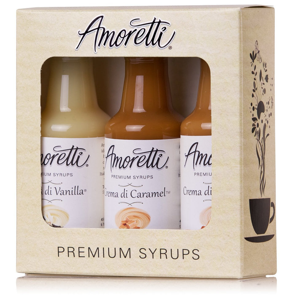 Amoretti Creamy Classics Vanilla bottle pour for desserts and beverages