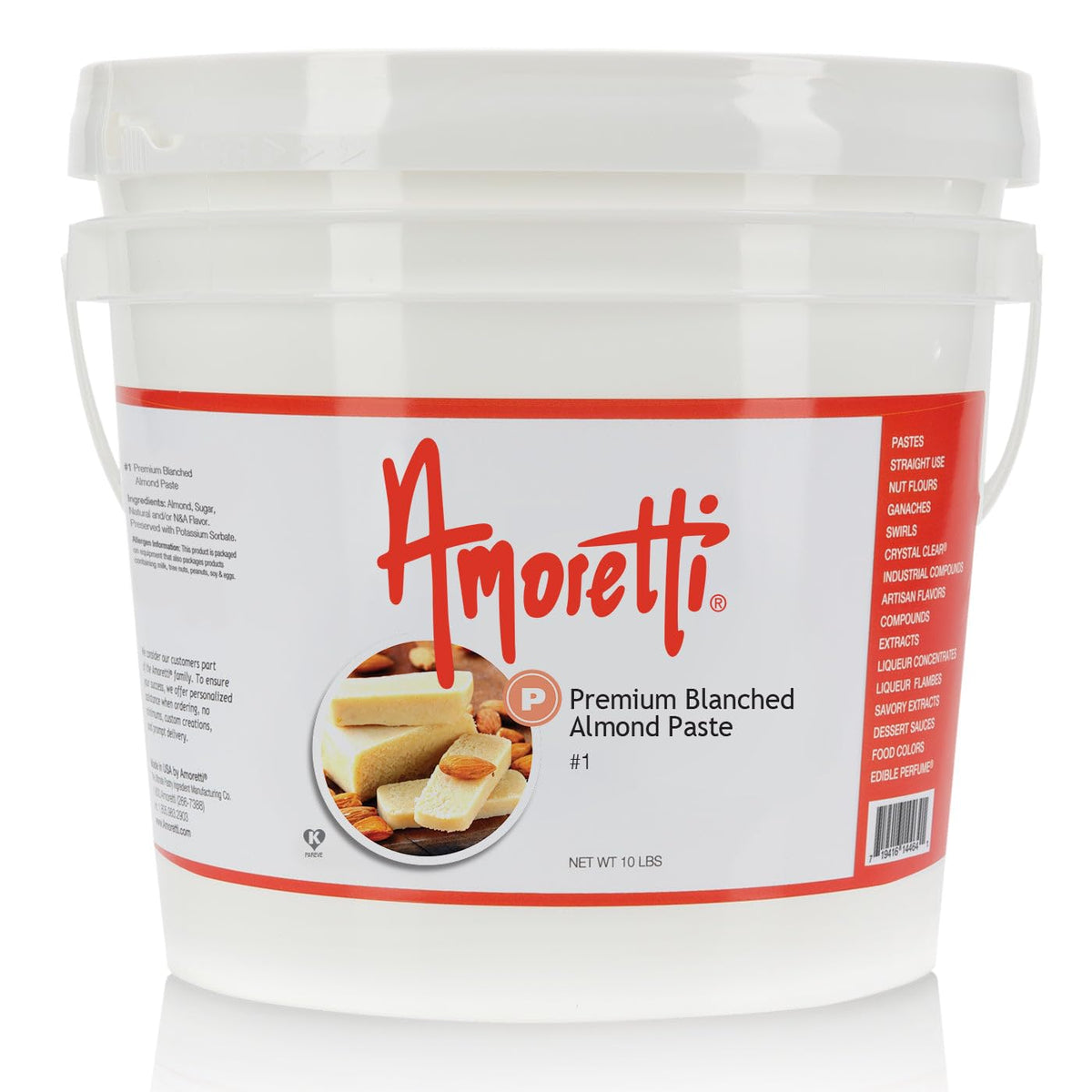 Amoretti almond paste ideal for pastry fillings and dough flavor