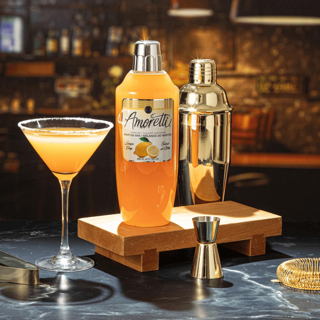 Amoretti Premium mix close-up highlighting natural fruit flavors.