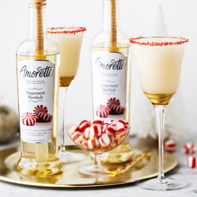 Ice cream topping with Amoretti Peppermint Syrup
