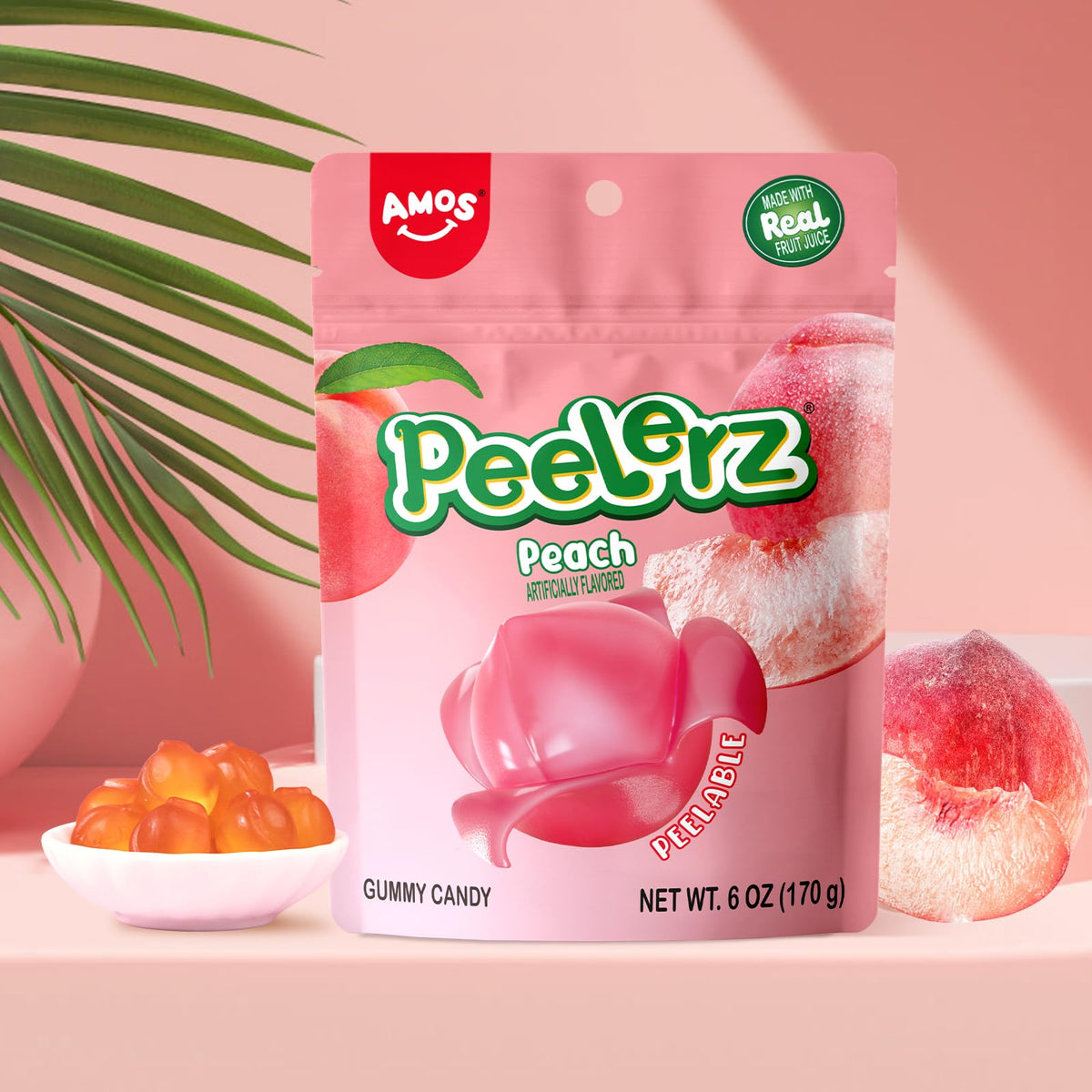 AMOS Peelerz gummy snack collection ideal for sharing at gatherings
