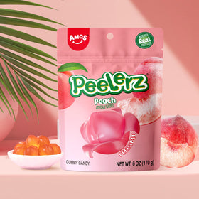 AMOS Peelerz gummy snack collection ideal for sharing at gatherings