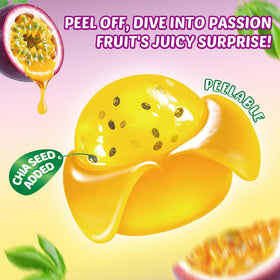 AMOS Peelerz six-pack with individually wrapped bags for easy on-the-go snacking.