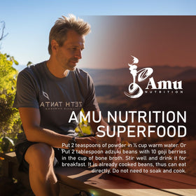 AMU Nutrition adzuki beans powder gluten-free baking for delicious treats.