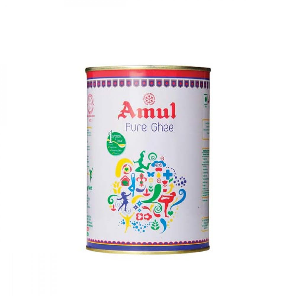 AMUL Pure Ghee Tin 1L for rich flavor and versatile cooking in everyday meals