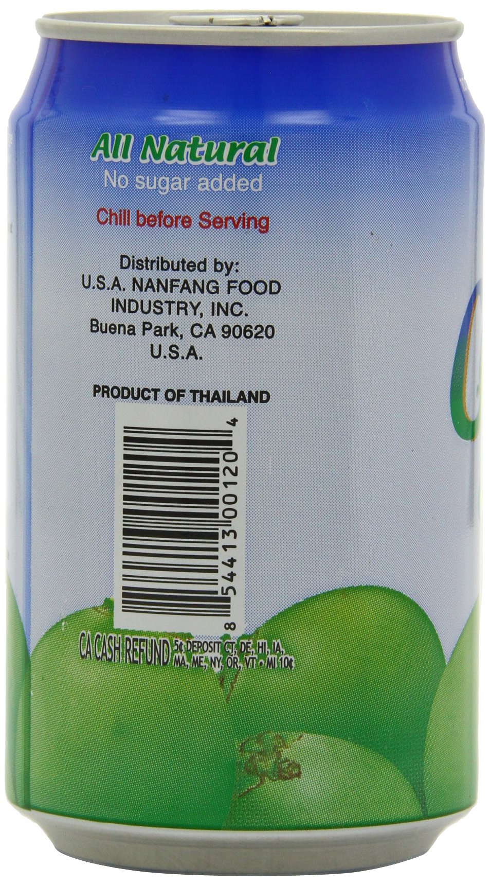 Amy & Brian coconut water cinnamon flavor bottle with warm spice