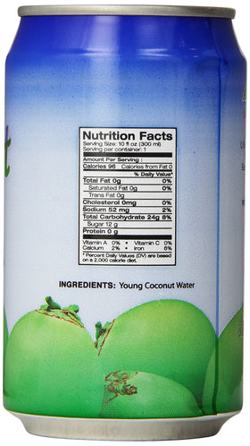 Amy & Brian coconut water original pour showcasing refreshing beverage