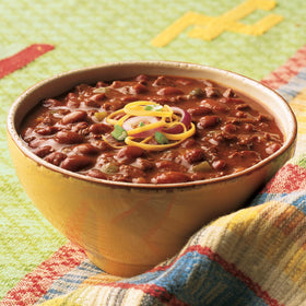 Amy's Chili organic medium-spice can label highlights organic ingredients