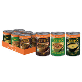 Amy's Light in Sodium bulk-pack display shows an organic, low-sodium meal option.