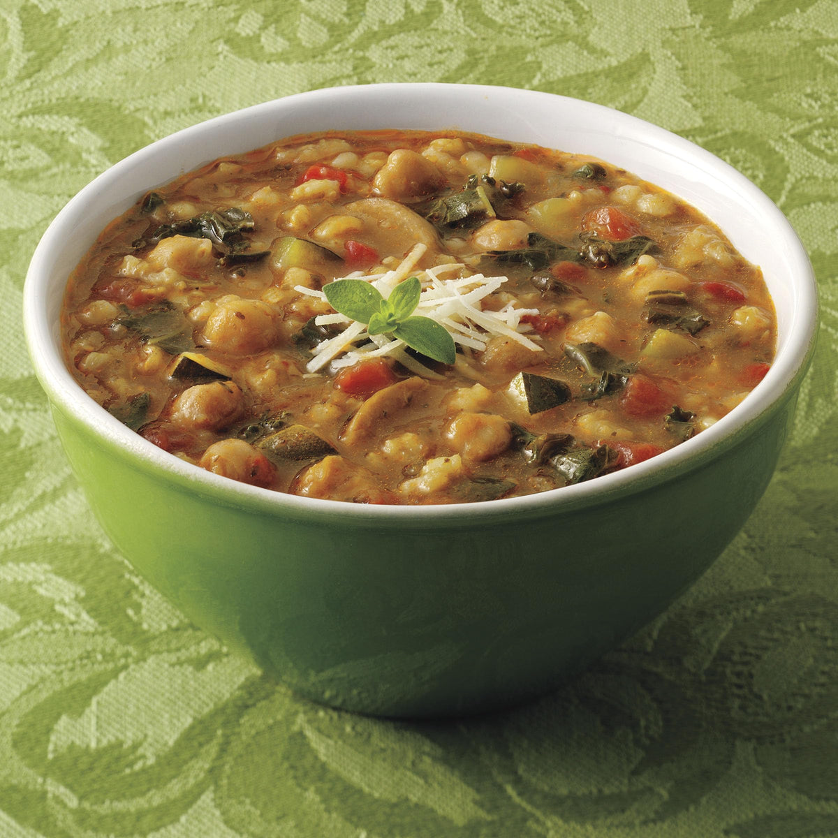 Ready-to-serve bowl of Amy's soup, ideal for a comforting weeknight dinner