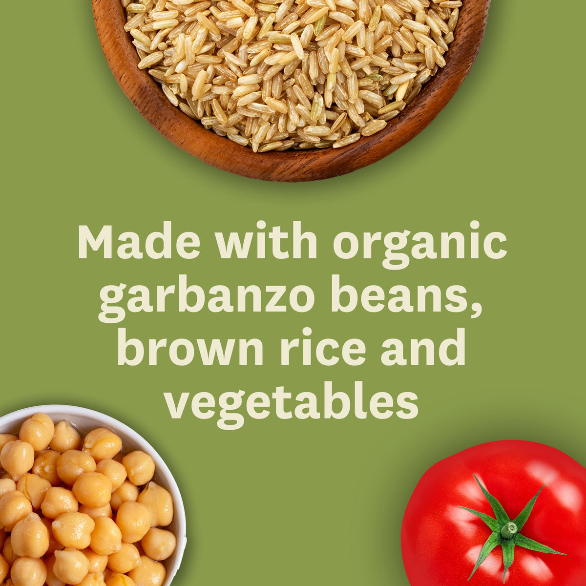 Wholesome chickpeas and mushrooms add protein in Amy's soup