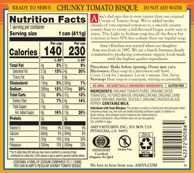 Plant-based protein and fiber per serving highlighted